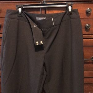 Covington Essentials Women's Dress Pants 12S Navy Career Stretch Straight Leg